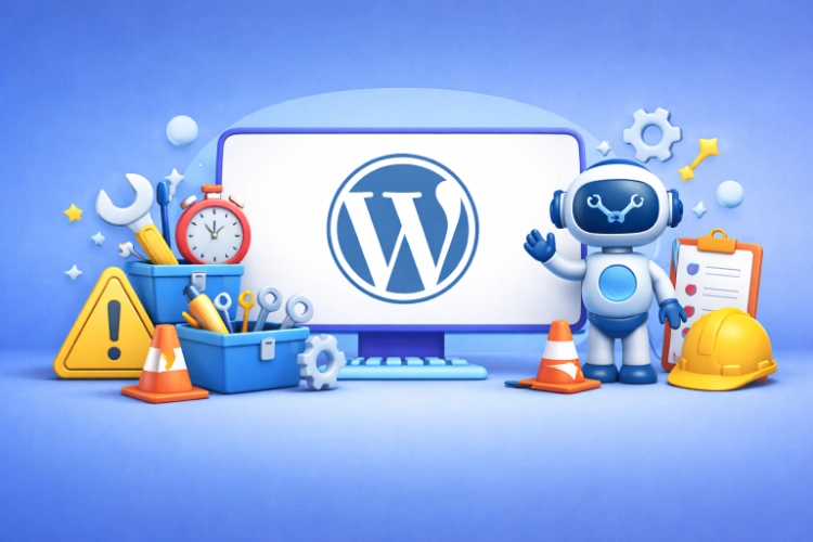 WordPress maintenance is essential for your website Feature image